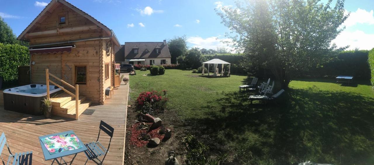 Chalet&SPA sur la Côte Fleurie Auberville Exterior foto